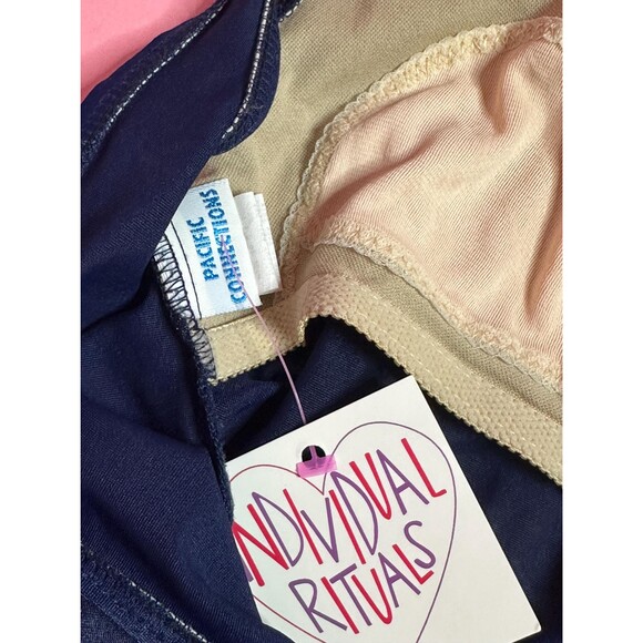 1980s-1990s PACIFIC CONNECTIONS STAR Print One Piece Swimsuit. S-M. AS IS - Picture 10 of 10